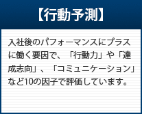 行動予測